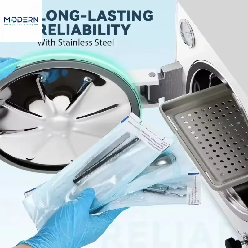 Dental Autoclave Sterilizer 18L - Nouveau Stérilisateur Vertical à Vapeur 18L