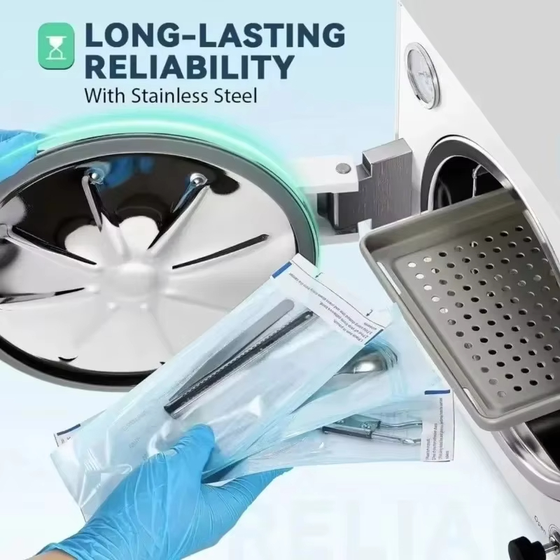 Dental Autoclave Sterilizer 18L - Stérilisateur dentaire Vertical en Autoclave, 18l,