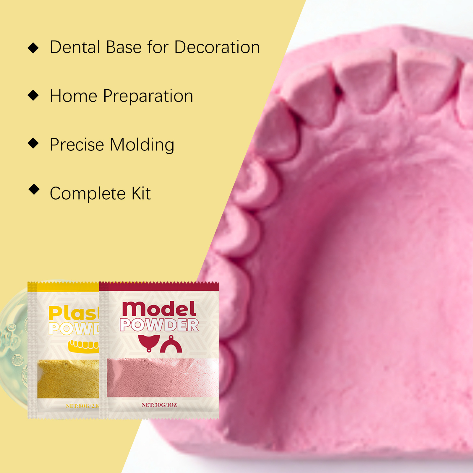 Dental Impression Material Kit - Kit de modèle dentaire, kit d'empreinte