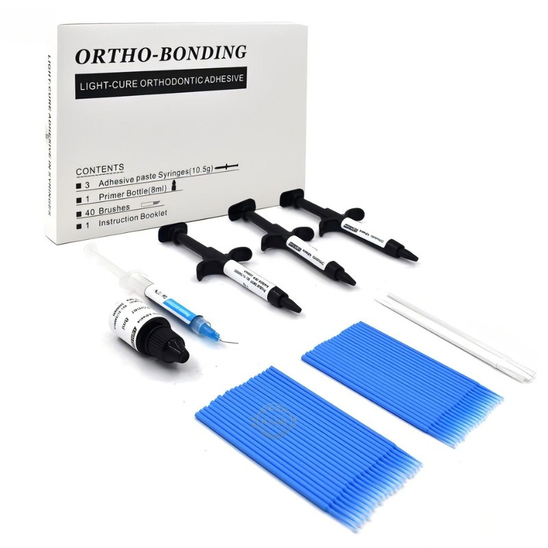 Dental Impression Material Kit - Kit d'adhésifs orthodontiques à polymérisation dentaire,
