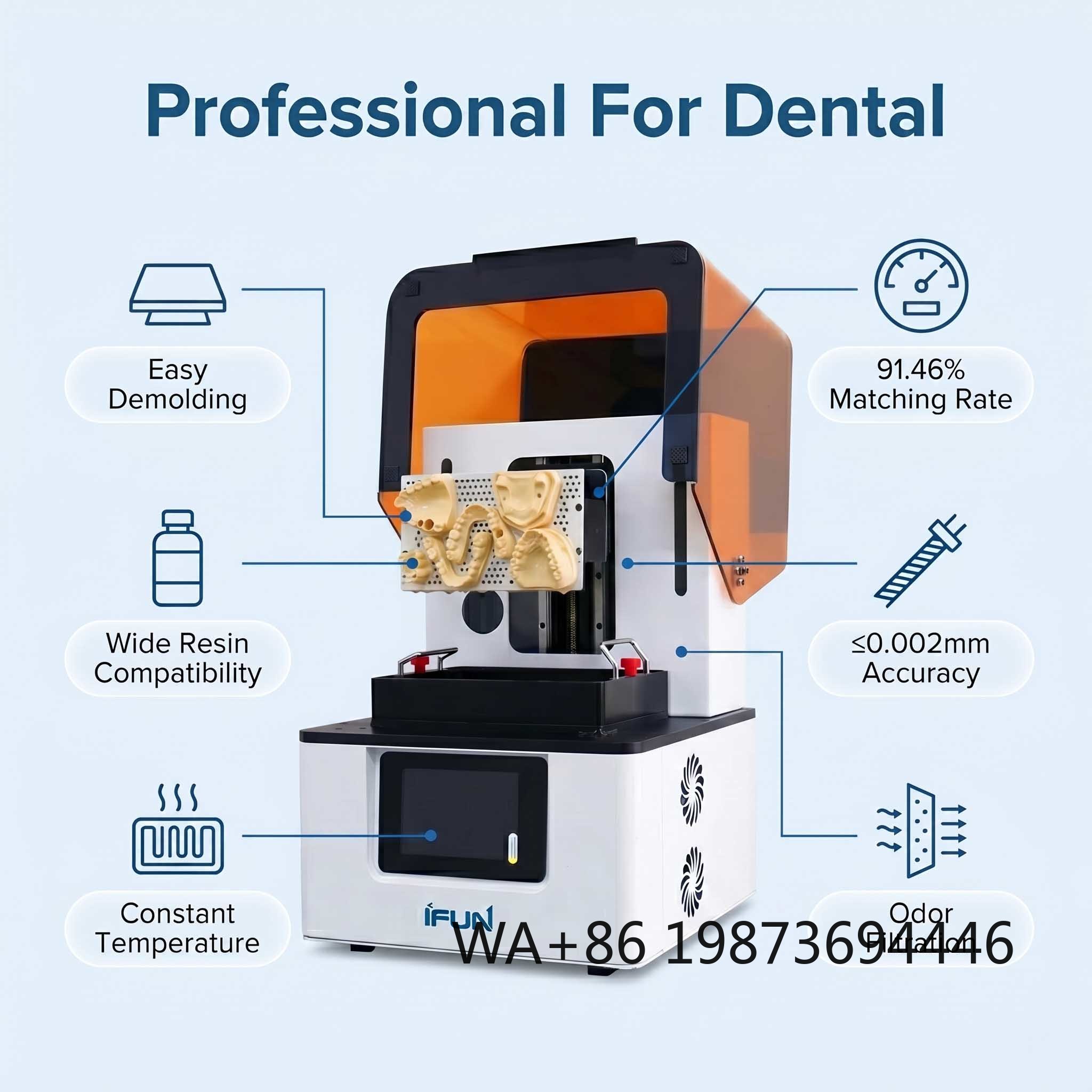 Dental 3D Printer Resin - Imprimante 3D dentaire professionnelle en résine,