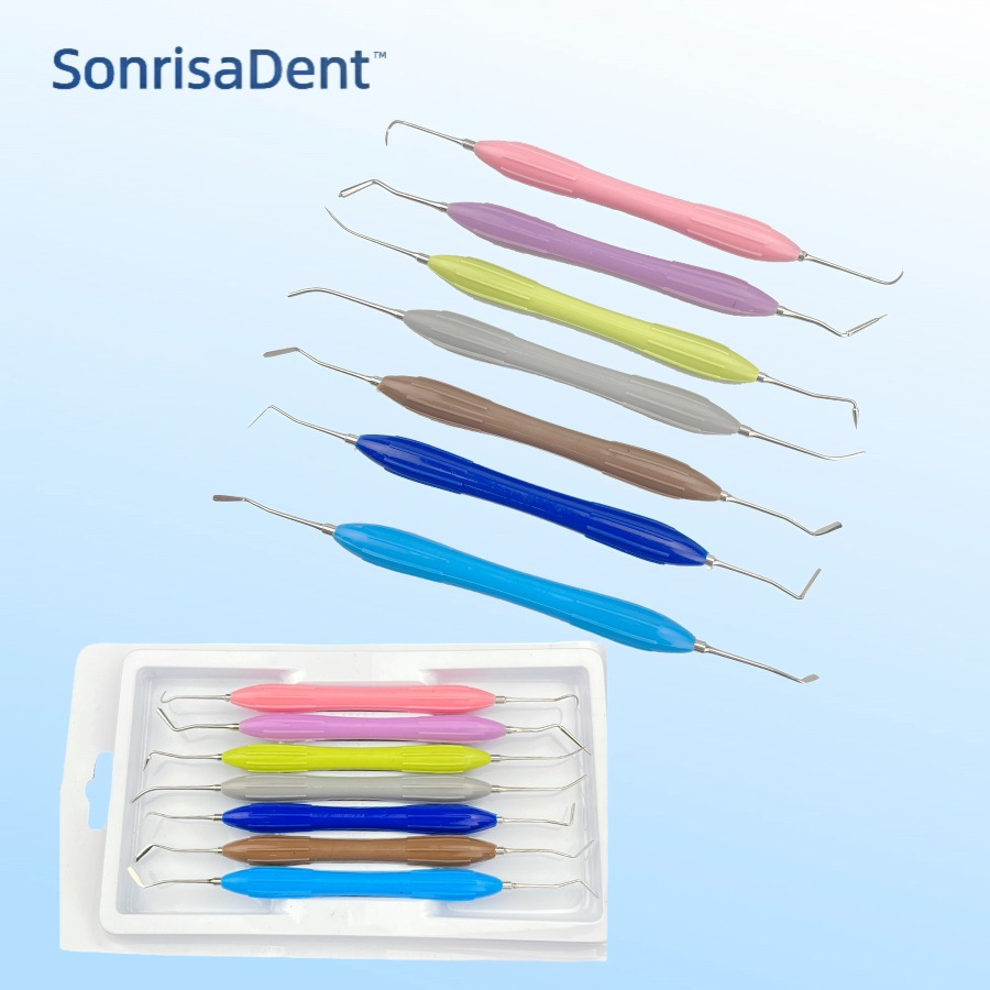 Dental Impression Material Kit - Outil dentaire spatules en résine Instruments