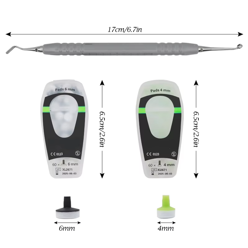 Dental Impression Material Kit - Kit Composite dentaire avec tampon en