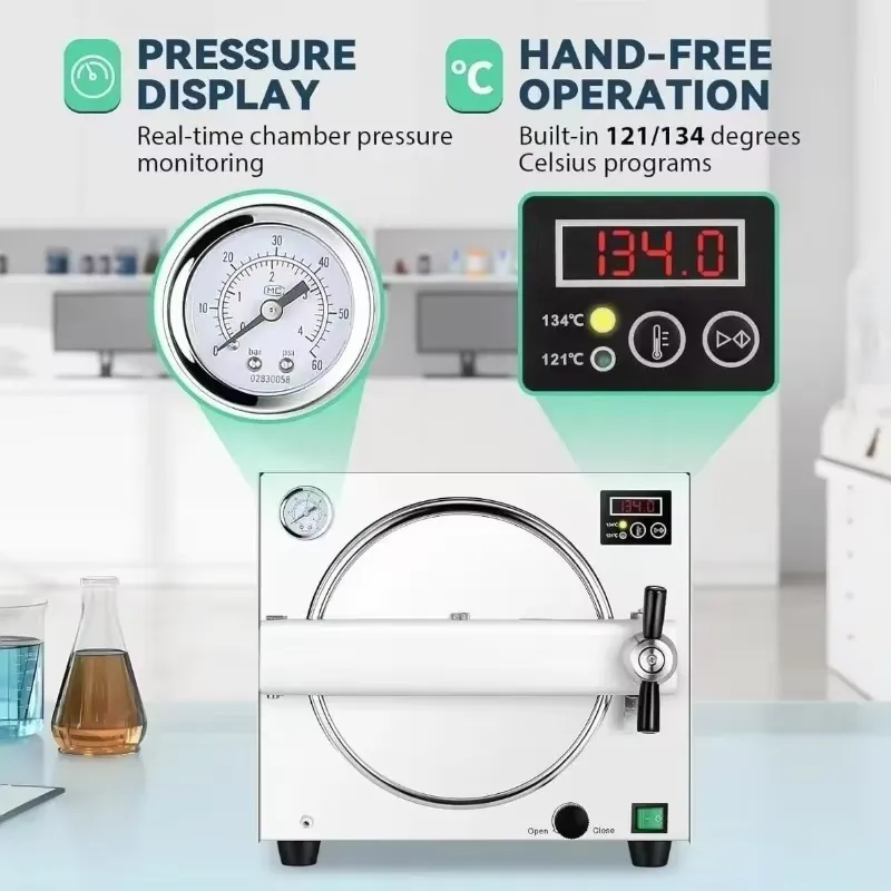 Nouveau Stérilisateur Vertical - Dental Autoclave Sterilizer 18L avis et prix