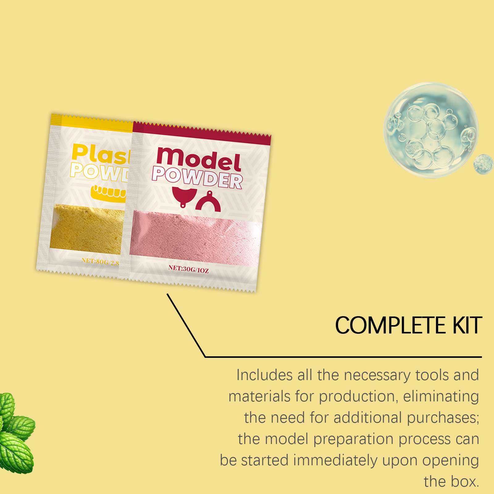 Kit de modèle dentaire, kit d' - Dental Impression Material Kit avis et prix